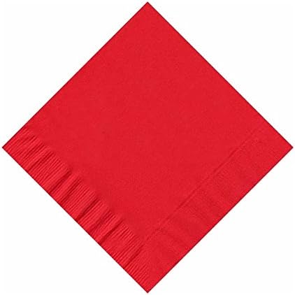 Party Favors Plus Beverage Cocktail Napkins Red 600 Count