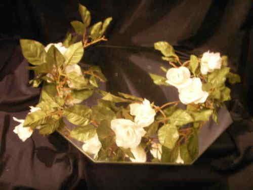 Party Favors Plus Gold Wrought Iron Wedding Centerpiece Mirror Candle Holder 6.5" H