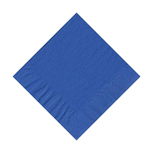 Party Favors Plus White 2-Ply Paper Cocktail Napkins 5" Folded 100 Count