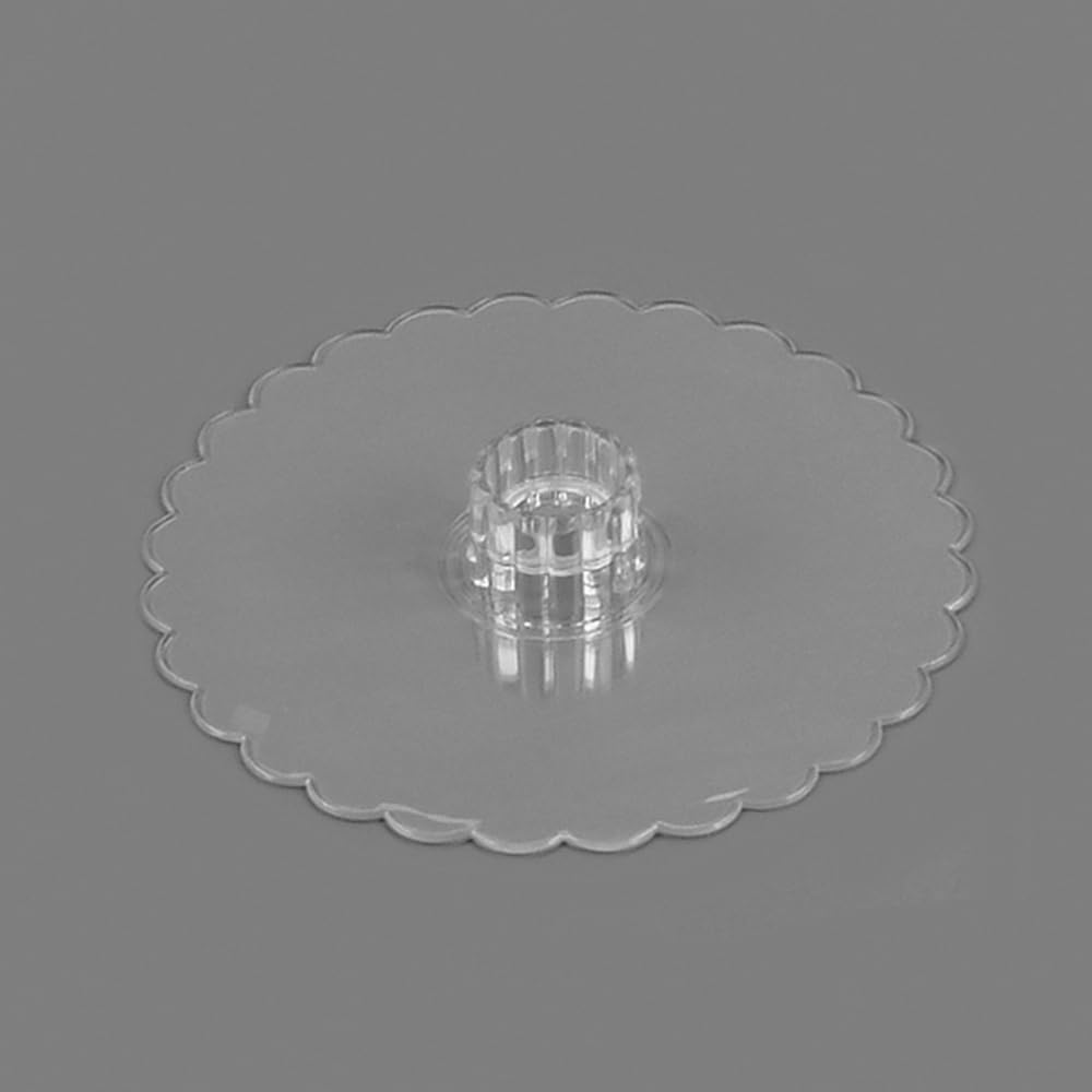 Party Favors Plus Clear Acrylic 5 Tier Cupcake Stand 14 Inch 12 Inch 10 Inch 8 Inch 6 Inch Scalloped Plates