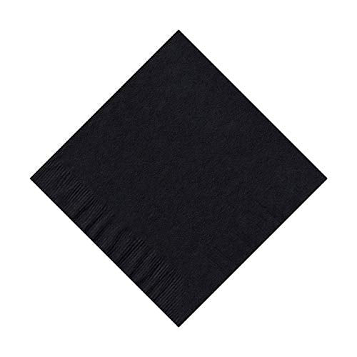 Party Favors Plus White 2-Ply Paper Cocktail Napkins 5" Folded 100 Count