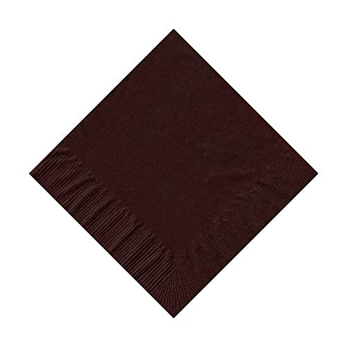 Party Favors Plus White 2-Ply Paper Cocktail Napkins 5" Folded 100 Count