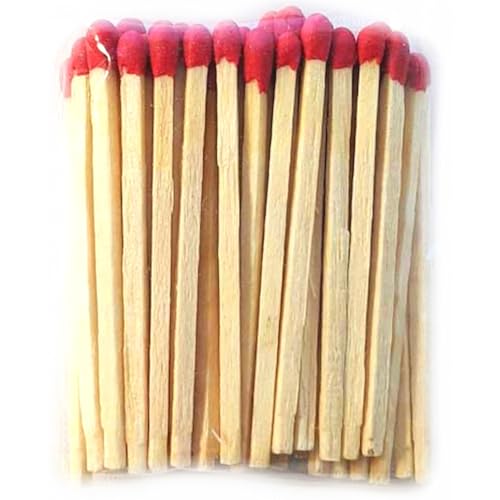 Party Favors Plus Wooden Safety Matches 250 Count 2.35" x 2.35" x 2.35" Rose