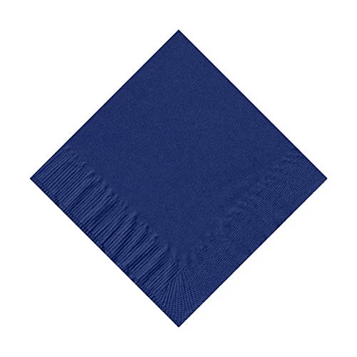 Party Favors Plus White 2-Ply Paper Cocktail Napkins 5" Folded 100 Count