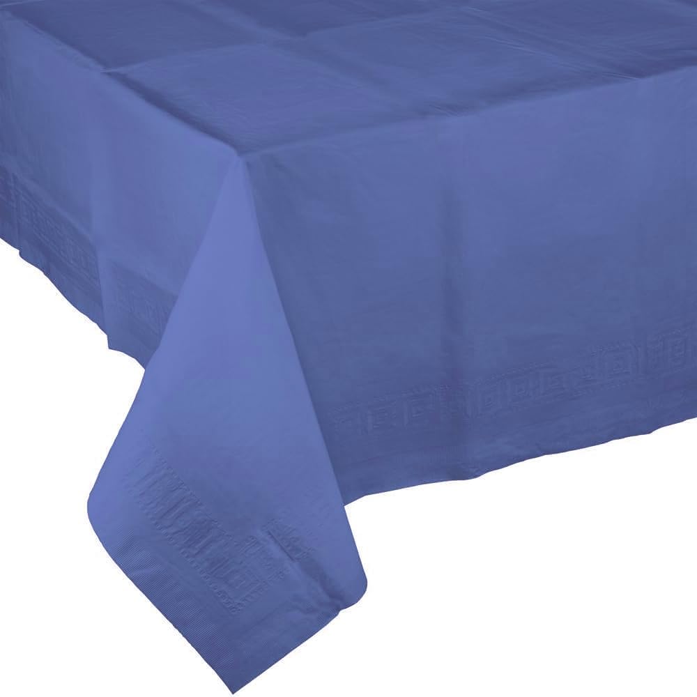 Party Favors Plus Royal Blue Paper Tablecloth Rectangular 54x108 Inch 2 Pack