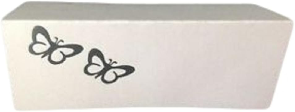 Party Favors Plus Silver Butterflies Tent Style White Place Cards 100 Count