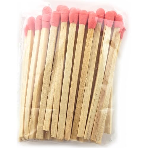 Party Favors Plus Wooden Safety Matches 250 Count 2.35" x 2.35" x 2.35" Rose