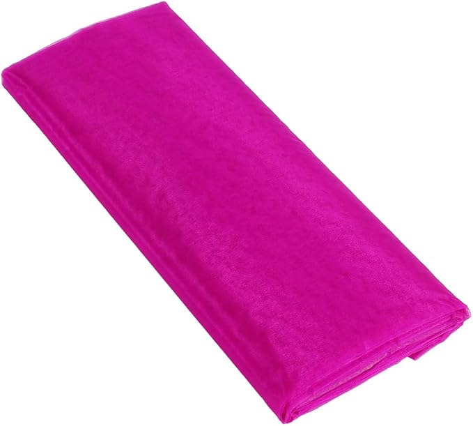 Party Favors Plus Fuchsia Sheer Organza Fabric 54in X 30ft