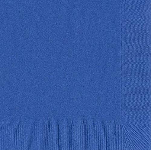 Party Favors Plus Royal Blue Beverage Cocktail Napkins 200 Count