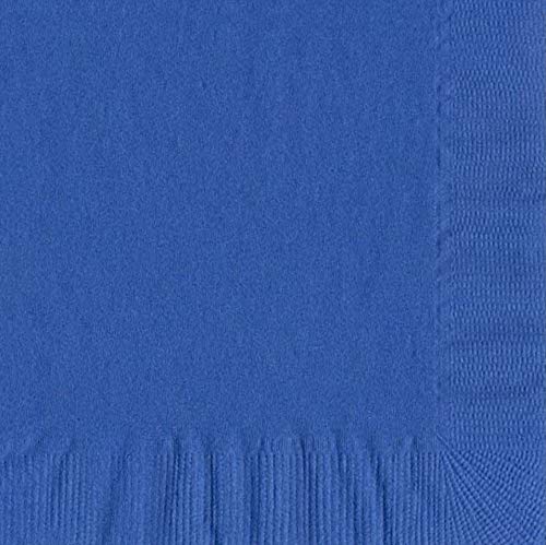 PFP 2-Ply Luncheon Napkins Bermuda Blue 6-1/2" x 6-1/2" 100 Count