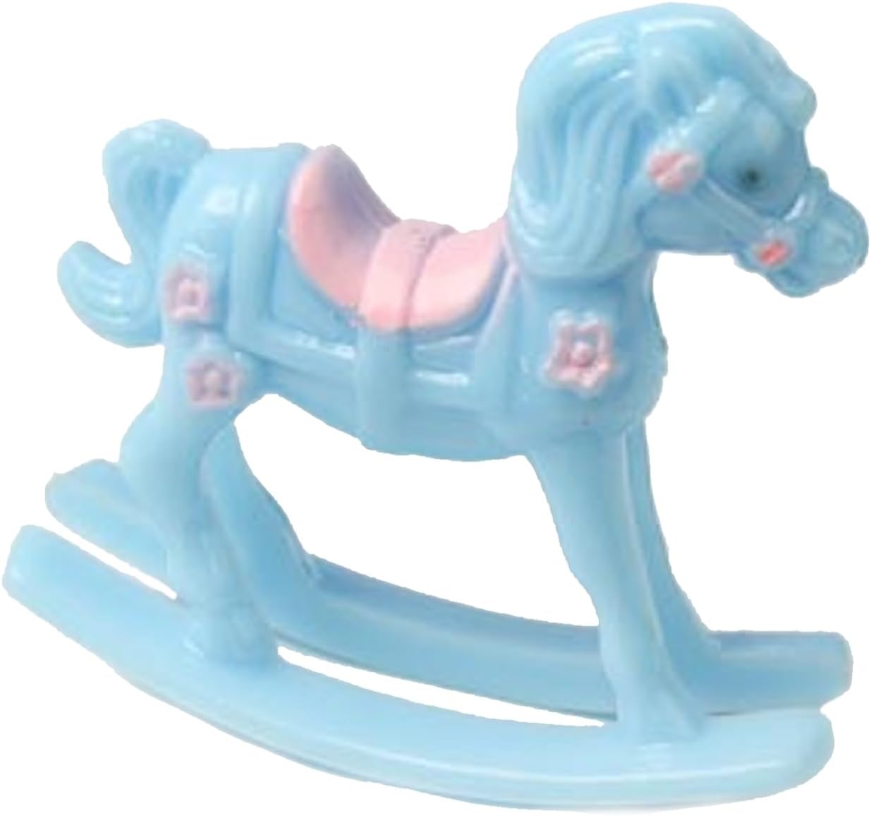 Party Favors Plus Plastic Rocking Horse Baby Shower Favors Blue 12 Count