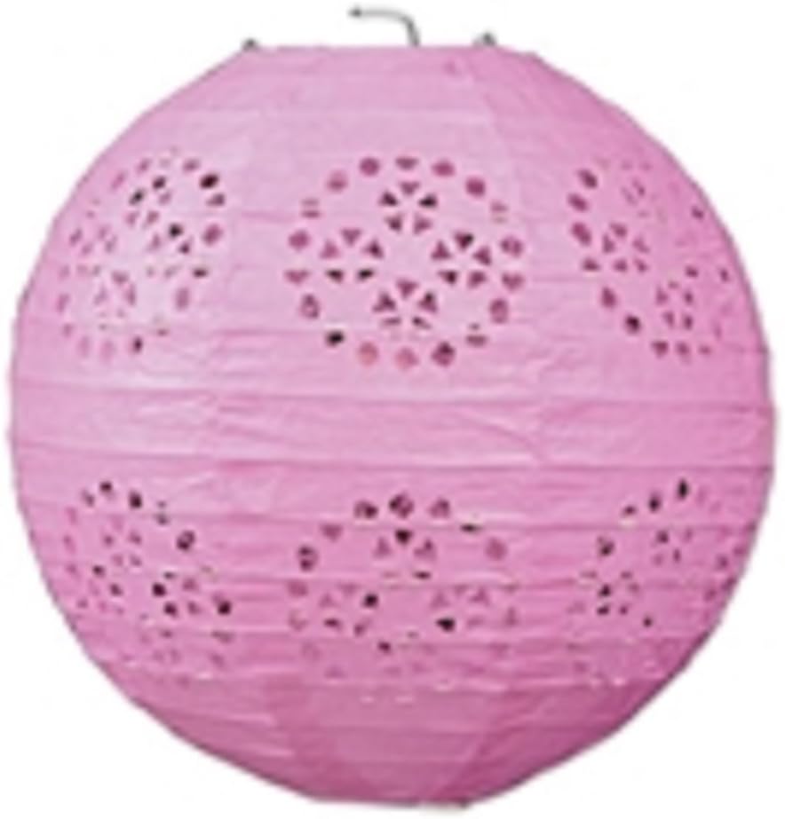 Party Favors Plus Light Blue Paper Lace Lanterns 3 Count