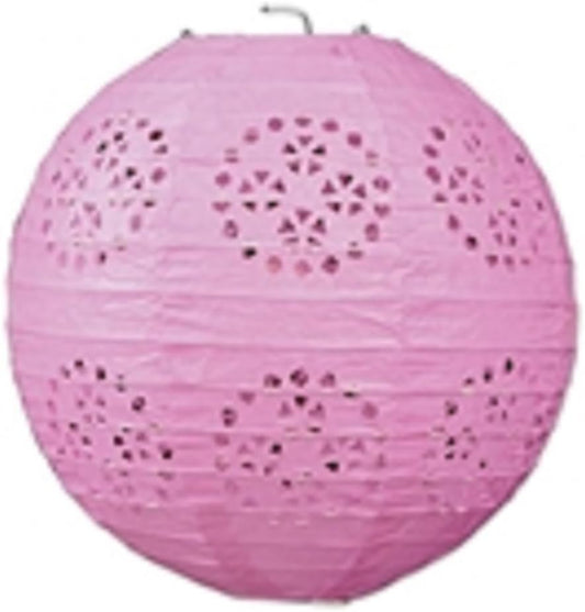 Party Favors Plus Light Blue Paper Lace Lanterns 3 Count