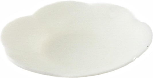 Party Favors Plus White Plastic Flower-Shaped Almond Candy Holder 1.75 Inch 144 Count