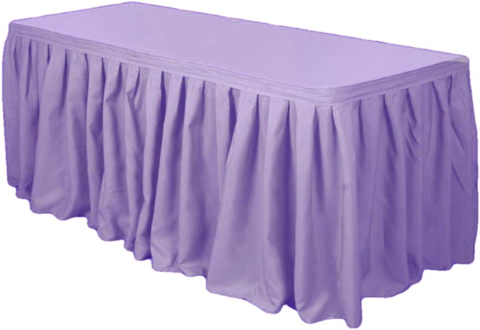 Party Favors Plus Lavender Plastic Table Skirts 29 in x 13 Ft