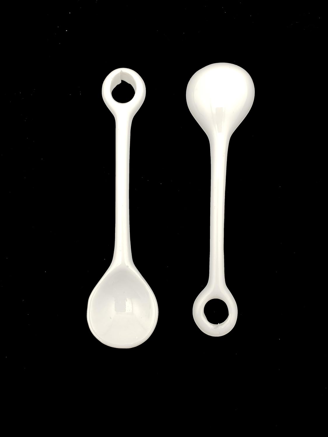 Party Favors Plus White Porcelain Spoons 4.5 Inch 12 Count