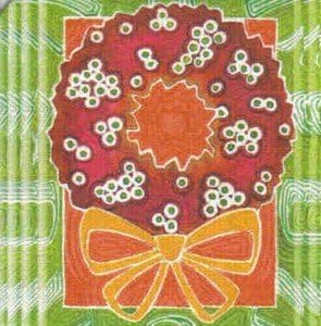 Party Favors Plus Multicolor Paper Coasters Christmas Spirit Designs 8 Count