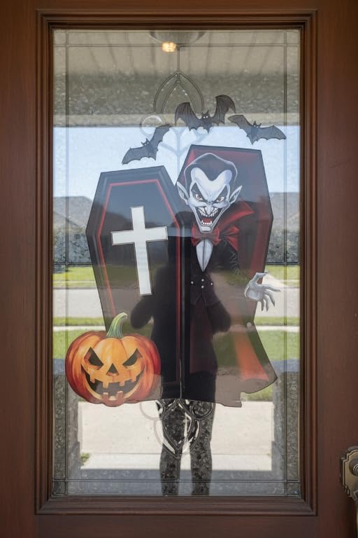 Halloween Window Decoration Assortment with Suction Cup 29.8x41.9cm