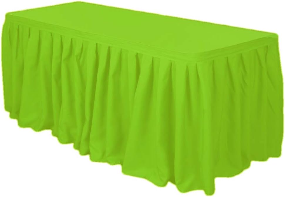 Party Favors Plus Mint Green Plastic Table Skirts 29 in x 13 Ft