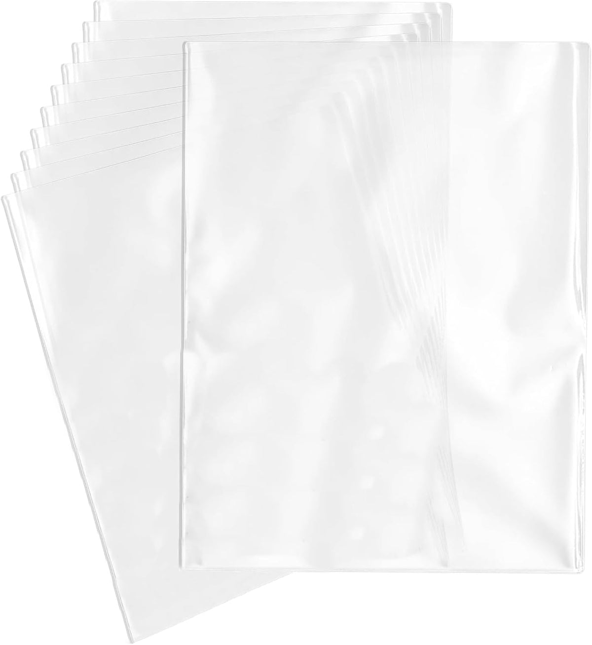 Party Favors Plus 9 x 12 In 1 Mil Clear Flat Open Poly Bags 100 Pack