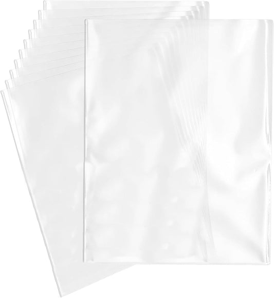 Party Favors Plus 9 x 12 In 1 Mil Clear Flat Open Poly Bags 100 Pack