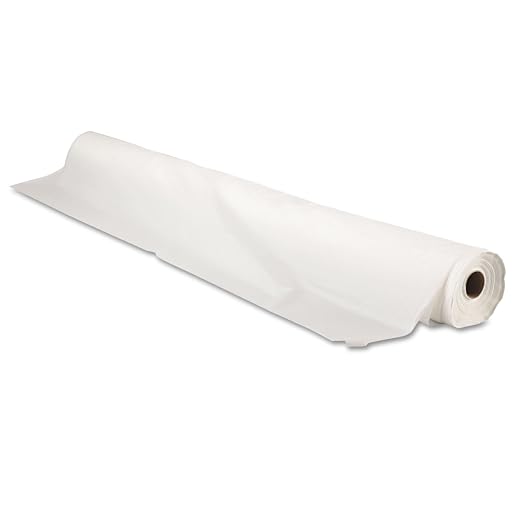 Table-Mate BIO1403WH Biodegradable Plastic Table Cover 40in x 300ft White