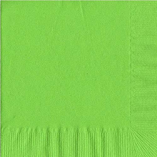 PFP 2-Ply Luncheon Napkins Bermuda Blue 6-1/2" x 6-1/2" 100 Count