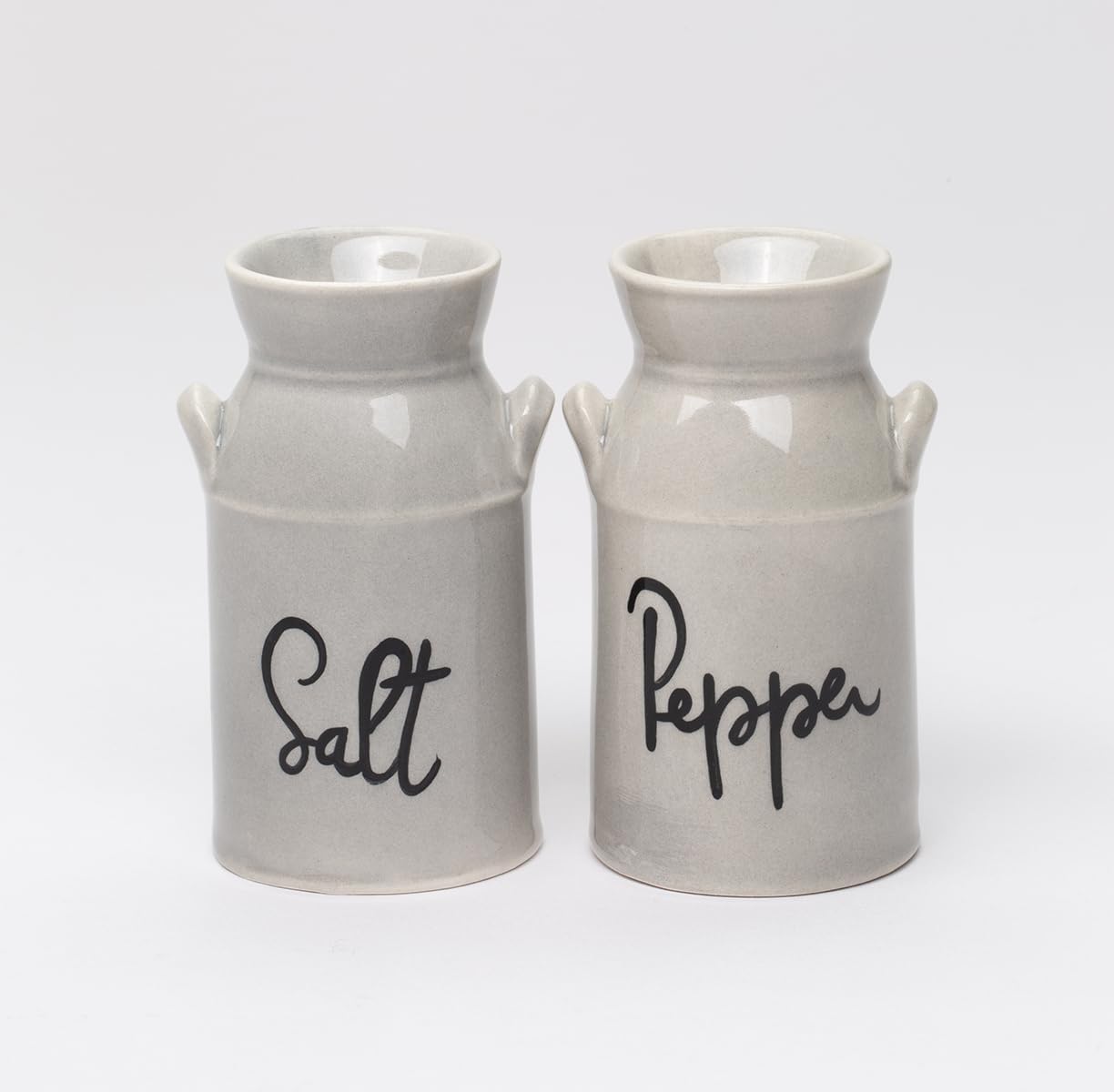 Cosmos Gifts Fine Porcelain Nostalgia Country Farmhouse Antique Milk Can Salt & Pepper Shakers Set 3-1/4" H