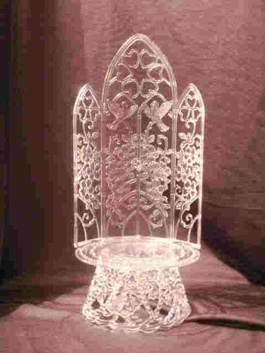 Party Favors Plus Clear Plastic Wedding Cake Arch Back 11 Inch