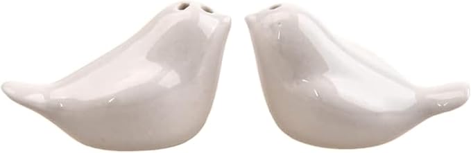Love Birds Ceramic Salt and Pepper Shakers - 4 Sets