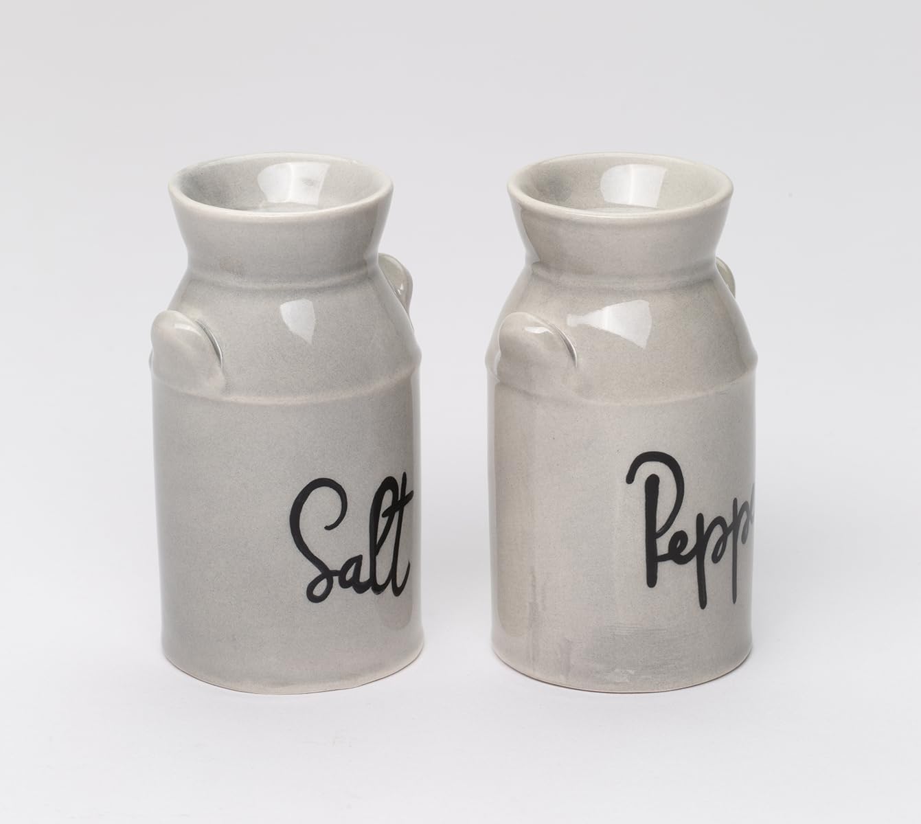 Cosmos Gifts Fine Porcelain Nostalgia Country Farmhouse Antique Milk Can Salt & Pepper Shakers Set 3-1/4" H