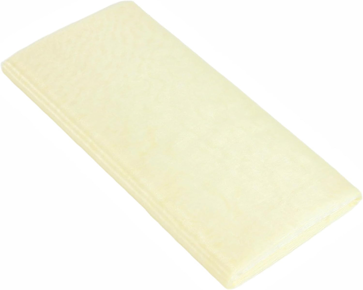 Party Favors Plus Ivory Organza Fabric Roll 54in X 30ft