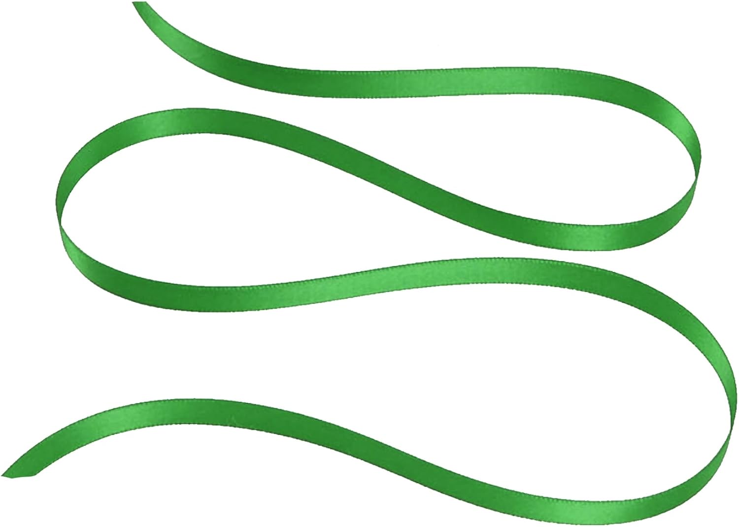 Party Favors Plus Emerald Green Double Face Satin Ribbon 1/8in 100 Yards
