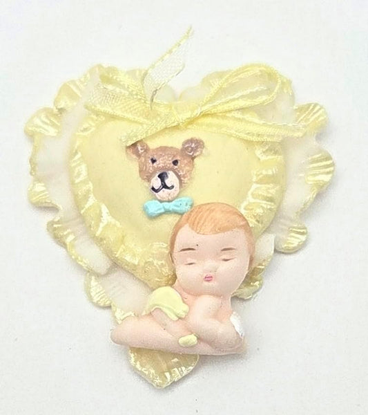 Party Favors Plus Cold Porcelain Crawling Baby Capia Figurines Multicolor 1.5 Inch 11 Count