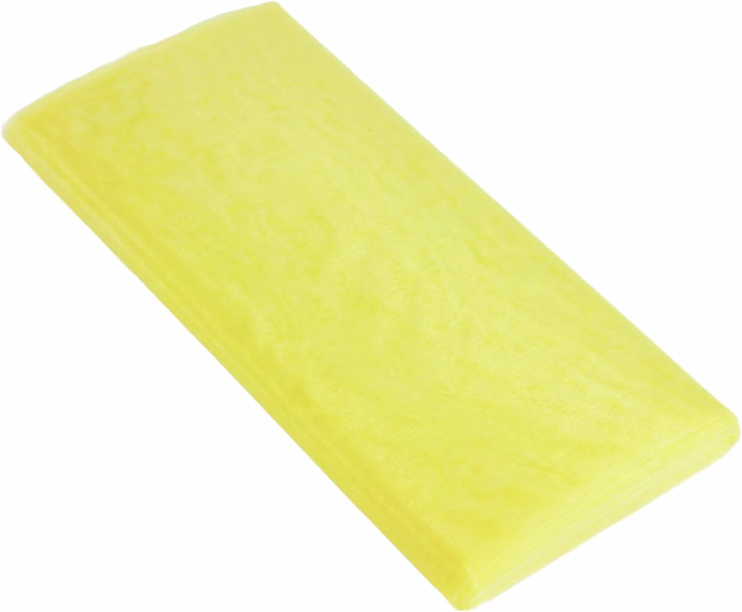Party Favors Plus Yellow Sheer Organza Fabric 54in X 30ft