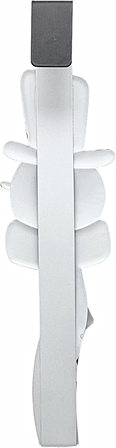 Christmas Wreath Hangers Santa and Snowman Metal Set of 2