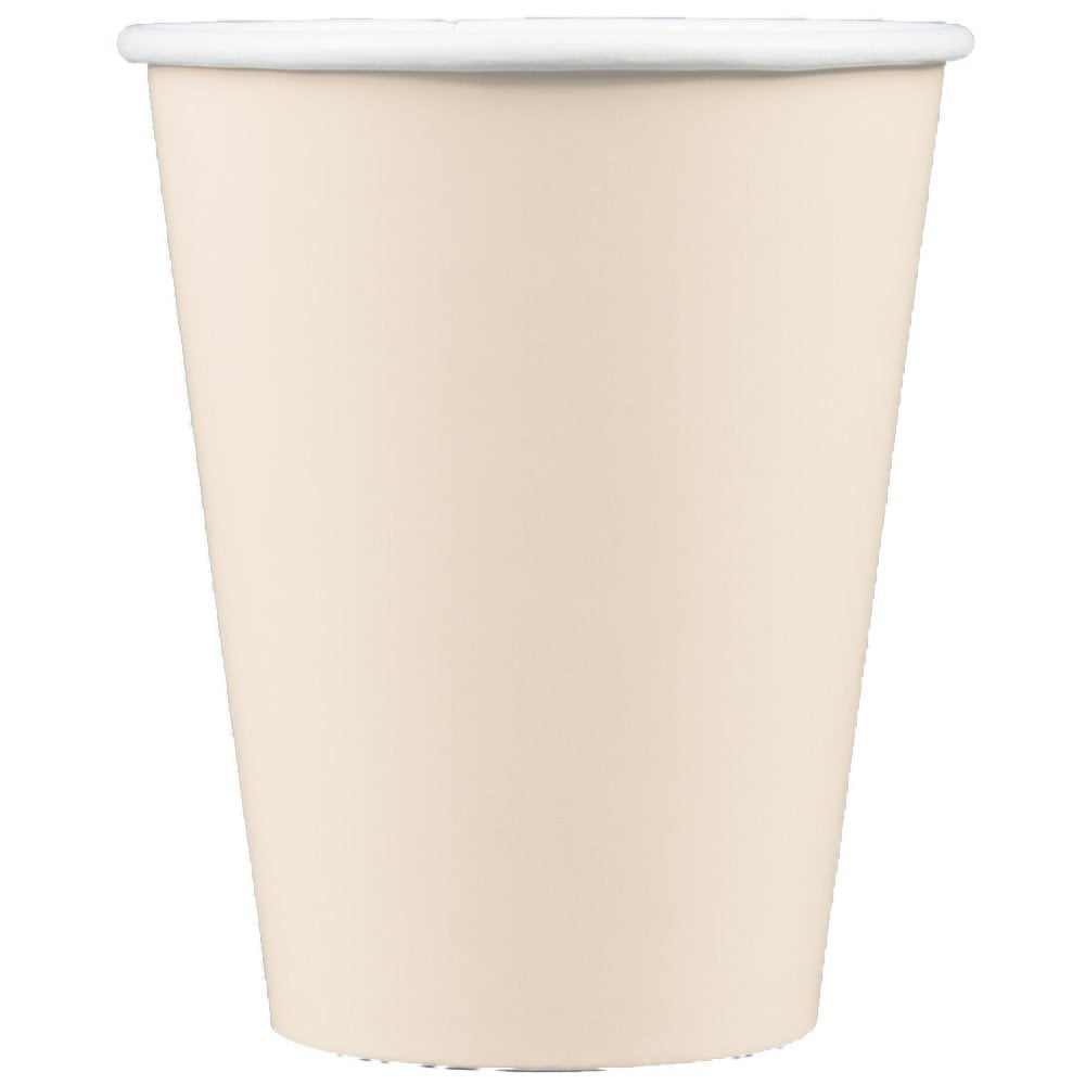 Party Favors Plus Ivory Wax Coated Paper Cups 9 Ounce 240 Count