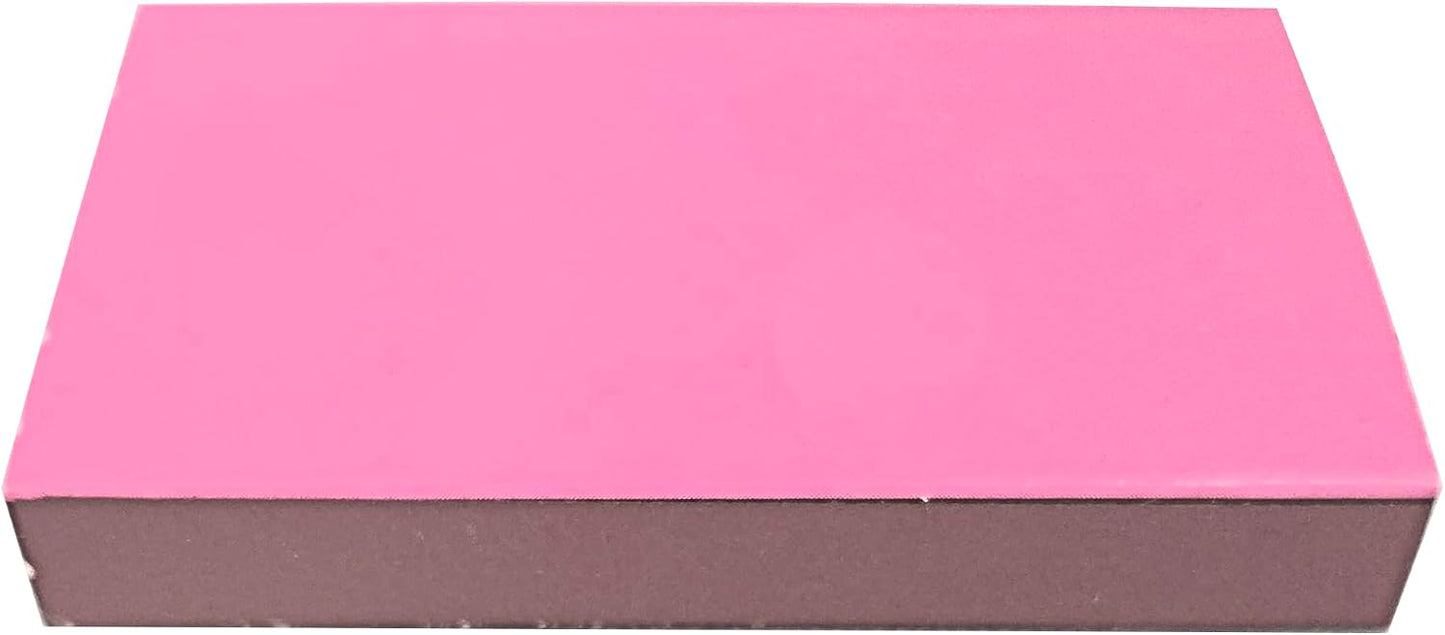 Party Favors Plus Plain Hot Pink Cover Wooden Matches Box 50 Count