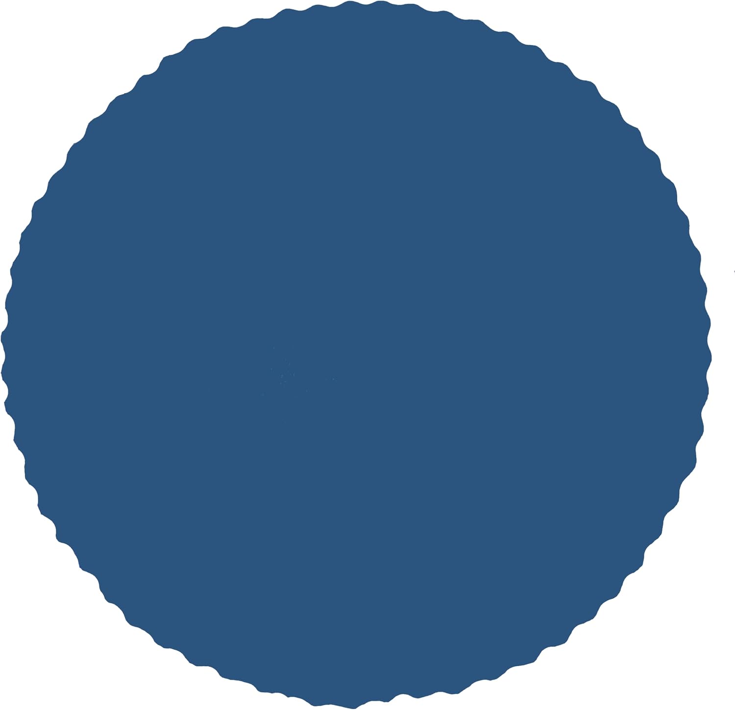 Party Favors Plus Navy Blue Round Paper Placemats Scalloped 14 Inch 24 Count