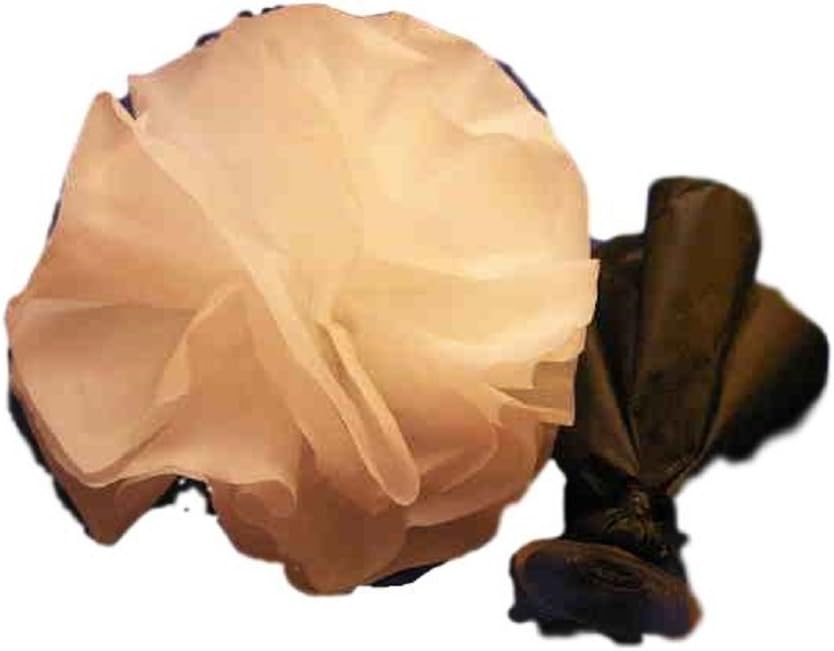 Party Favors Plus White Deco-Puff Pom Flowers with Suction Cups 12 Count