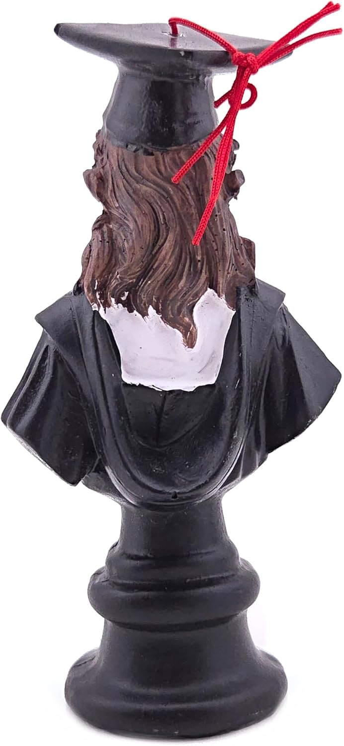 Party Favors Plus Polyresin Graduation Girl Bust Figurine Multicolor 4.75 Inch 2 Count