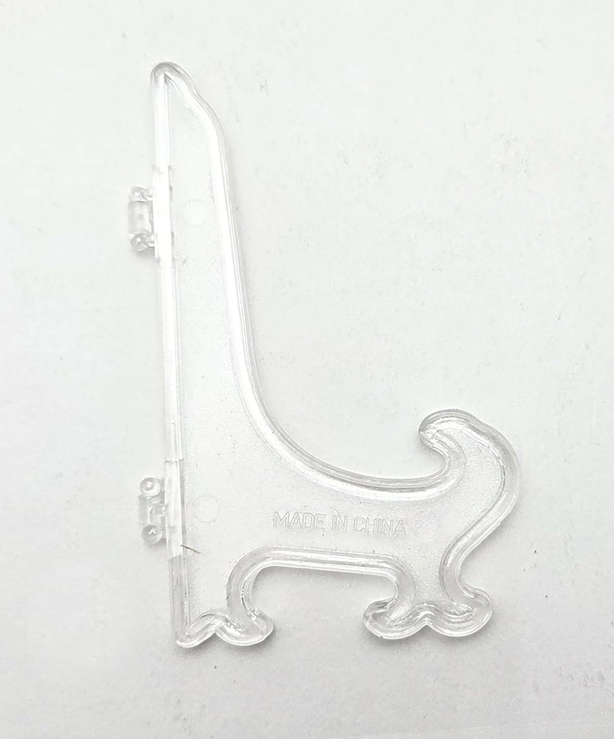Party Favors Plus Clear Plastic Display Easel 3.5 Inch Glossy Stackable 18 Pcs