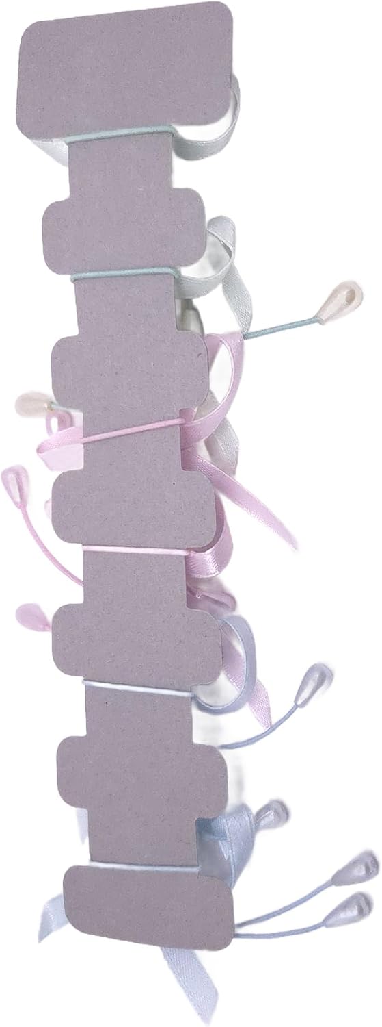Party Favors Plus Baby Shower Favor Ties Pastel Mint Pink Blue 1 Inch Bottle Charms 6 Pack