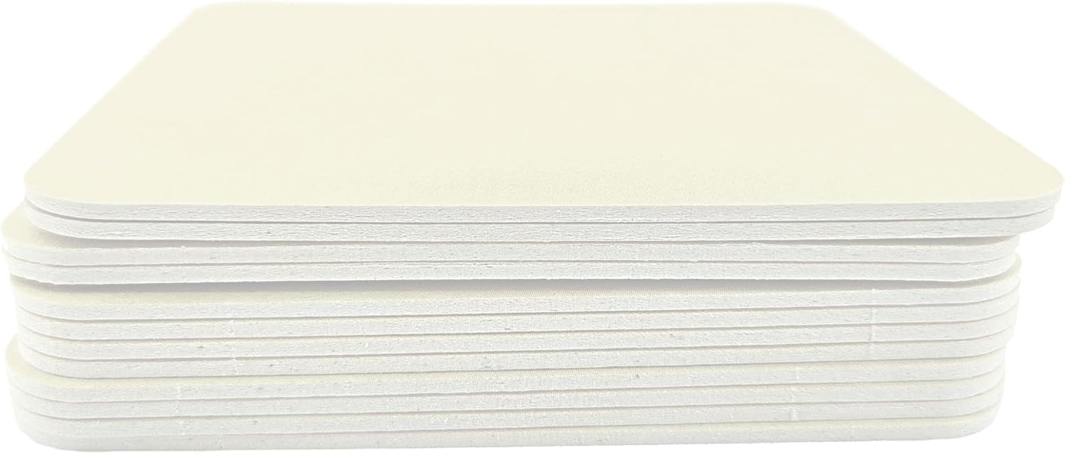 Party Favors Plus Ivory Paper Coasters 12 Count