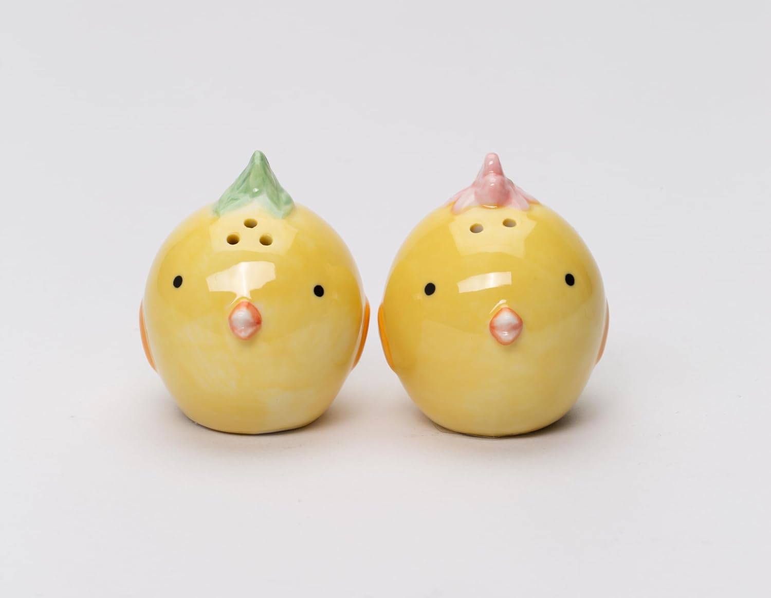 Cosmos Gifts Fine Porcelain Cute Little Yellow Chicks Birds Salt & Pepper Shakers Set 2-1/4" L