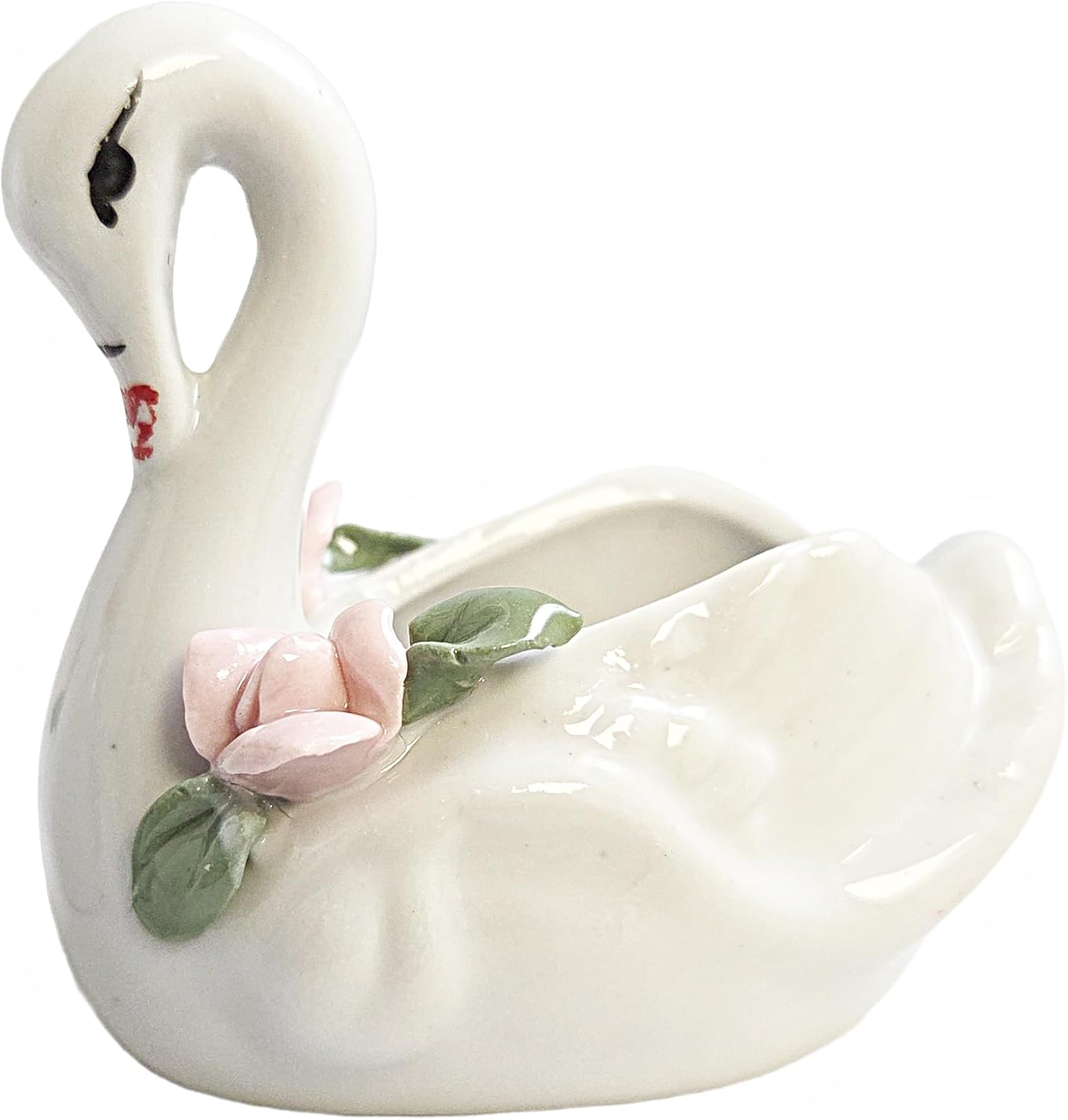 Party Favors Plus Ceramic Swan Ring Holder Set 3 Piece