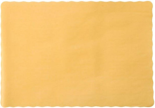 Party Favors Plus Paper Placemats Gold 10x14 Inch 25 Count