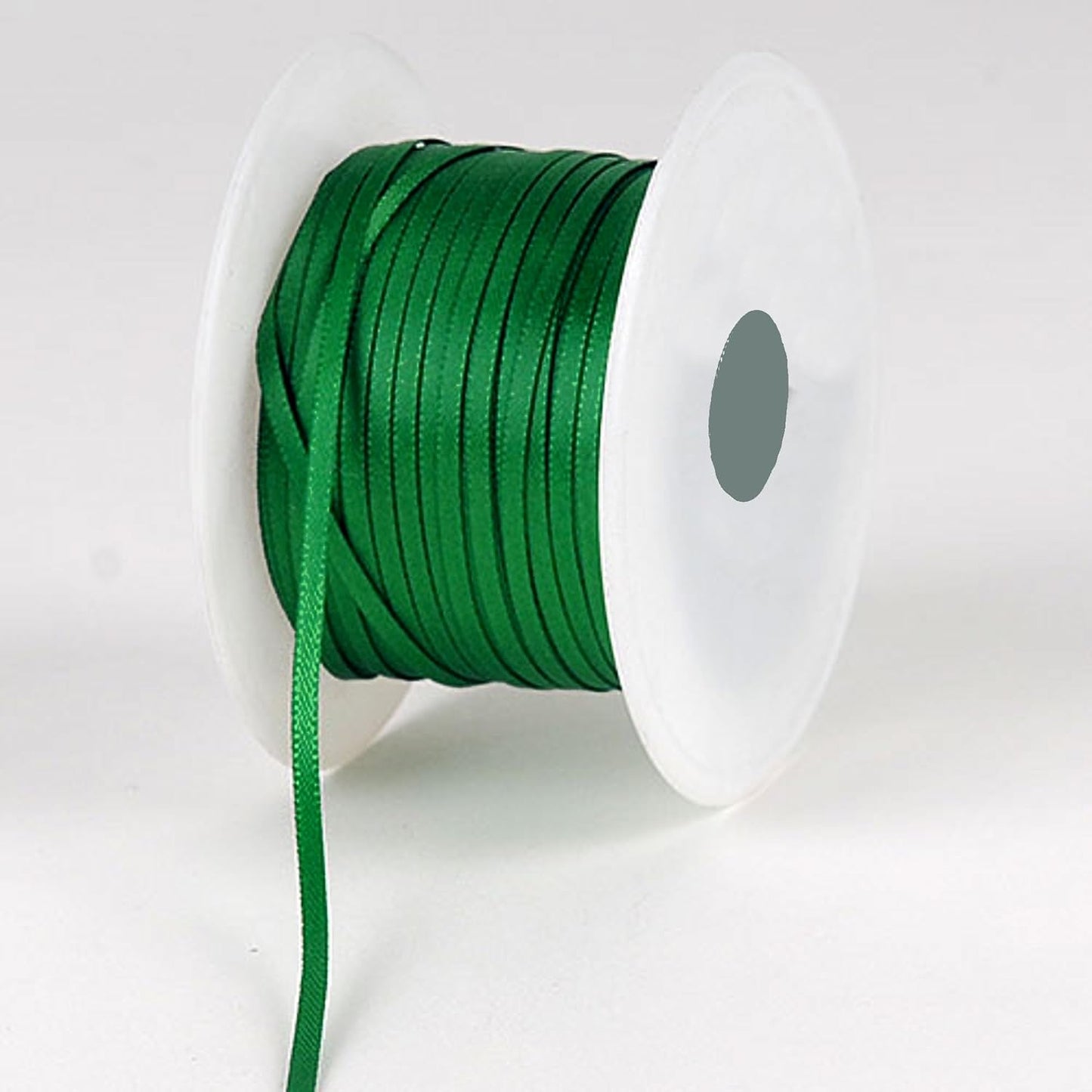 Party Favors Plus Hunter Green Double Face Satin Ribbon 1/8in 100 Yards