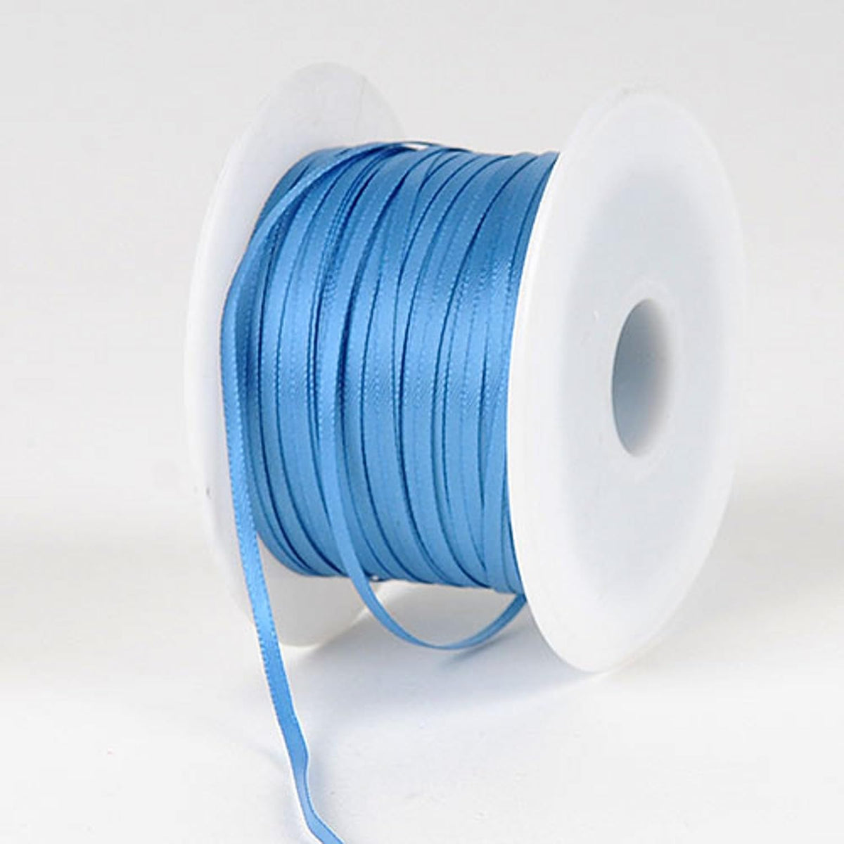 Party Favors Plus Antique Blue Double Face Satin Ribbon 1/8in 100 Yards