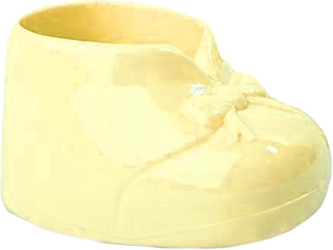 Party Favors Plus Yellow Baby Booties Candy Holders 2.25 Inch 12 Count